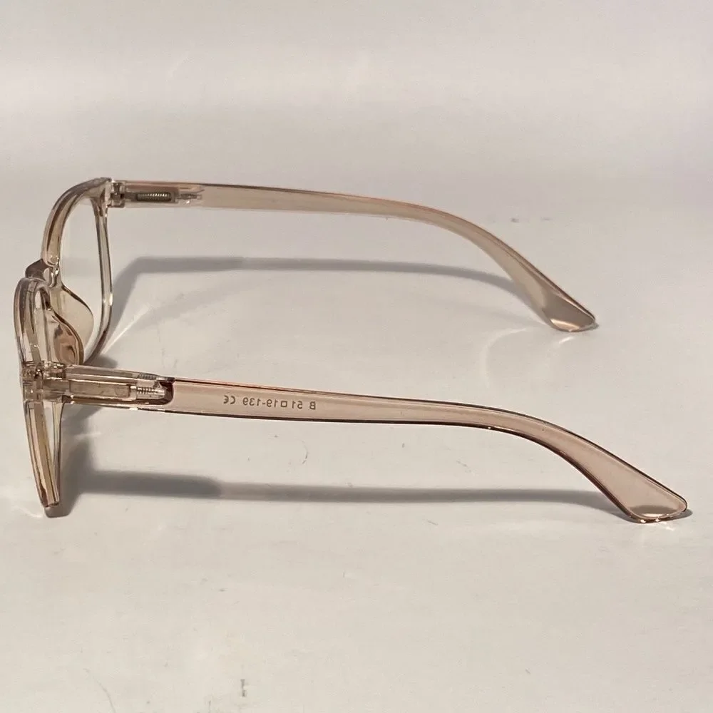 1510 Colette 1.5 Taupe Reading Glasses Soft Butterfly Readers NWT